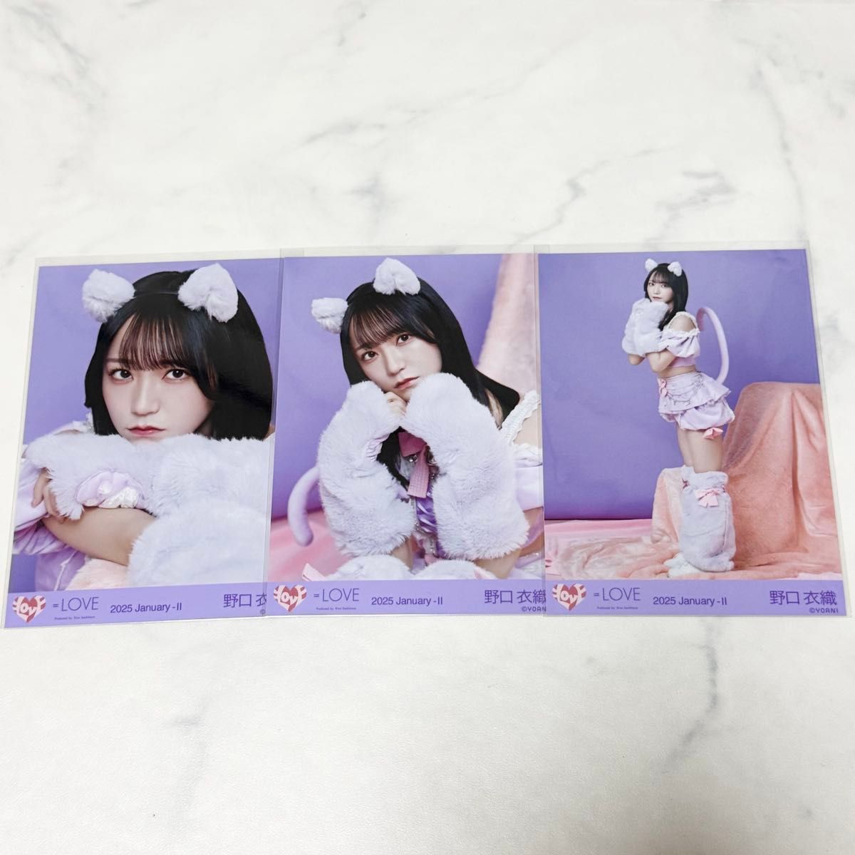イコラブ ＝LOVE 野口衣織 猫衣装 生写真 コンプ｜Yahoo!フリマ（旧