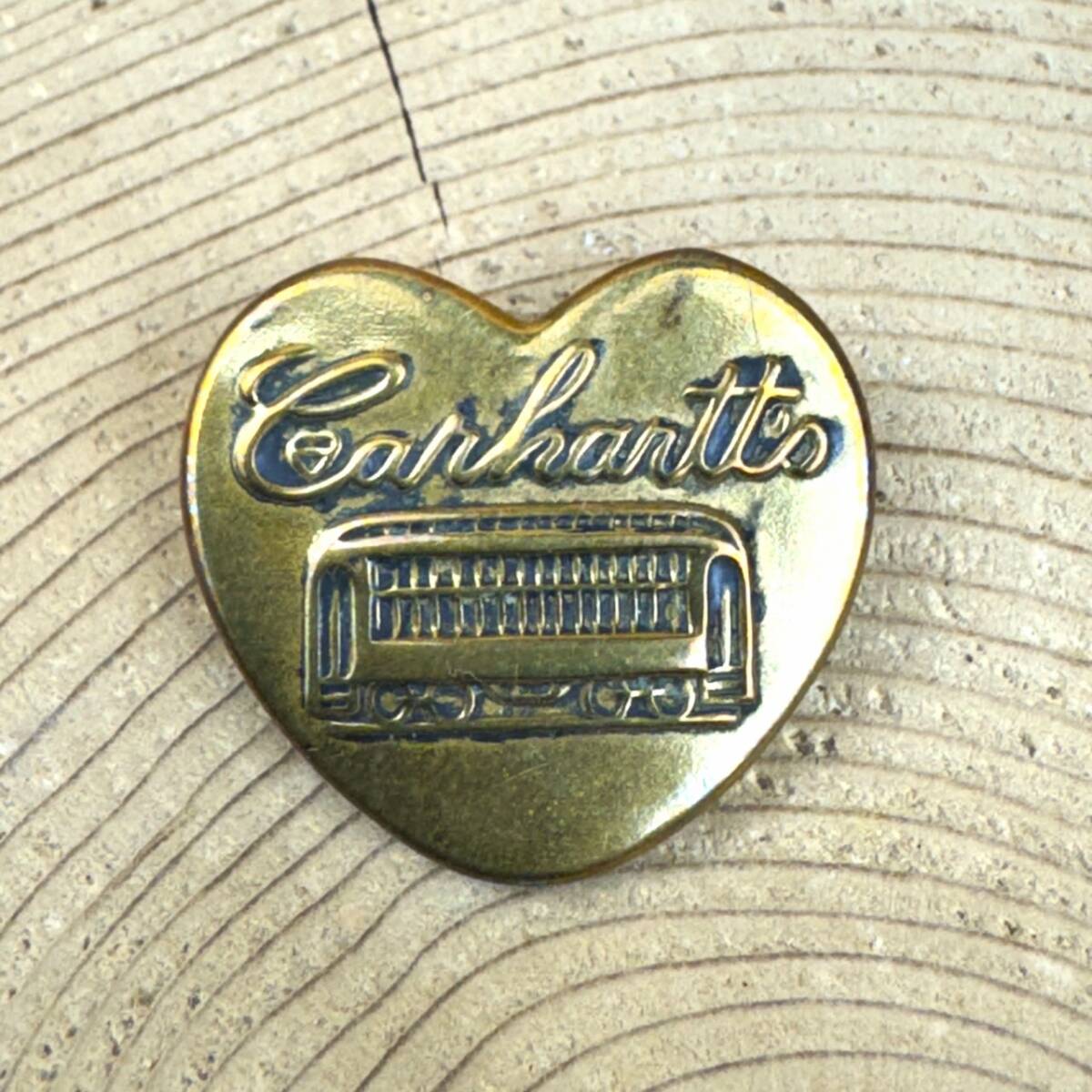 カーハート チェンジボタン Carhartt アンティーク ビンテージ ハート