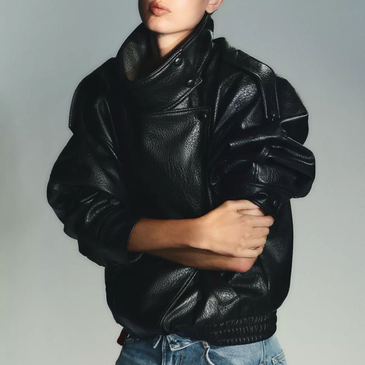 ZARA フェイクレザージャケット XS｜Yahoo!フリマ（旧PayPayフリマ）