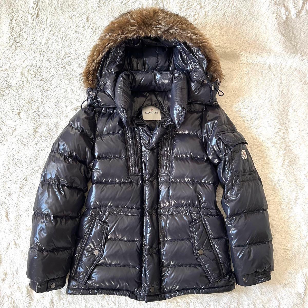 MONCLER モンクレール ダウンジャケット ロッド 0 ネイビー ファー