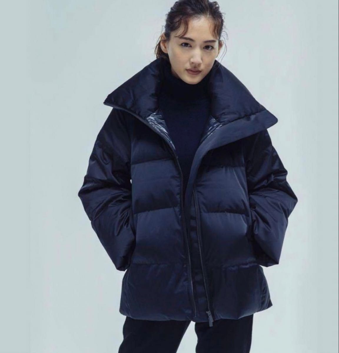 UNIQLO ＋J ダウンボリュームジャケット ネイビー Sサイズ｜Yahoo