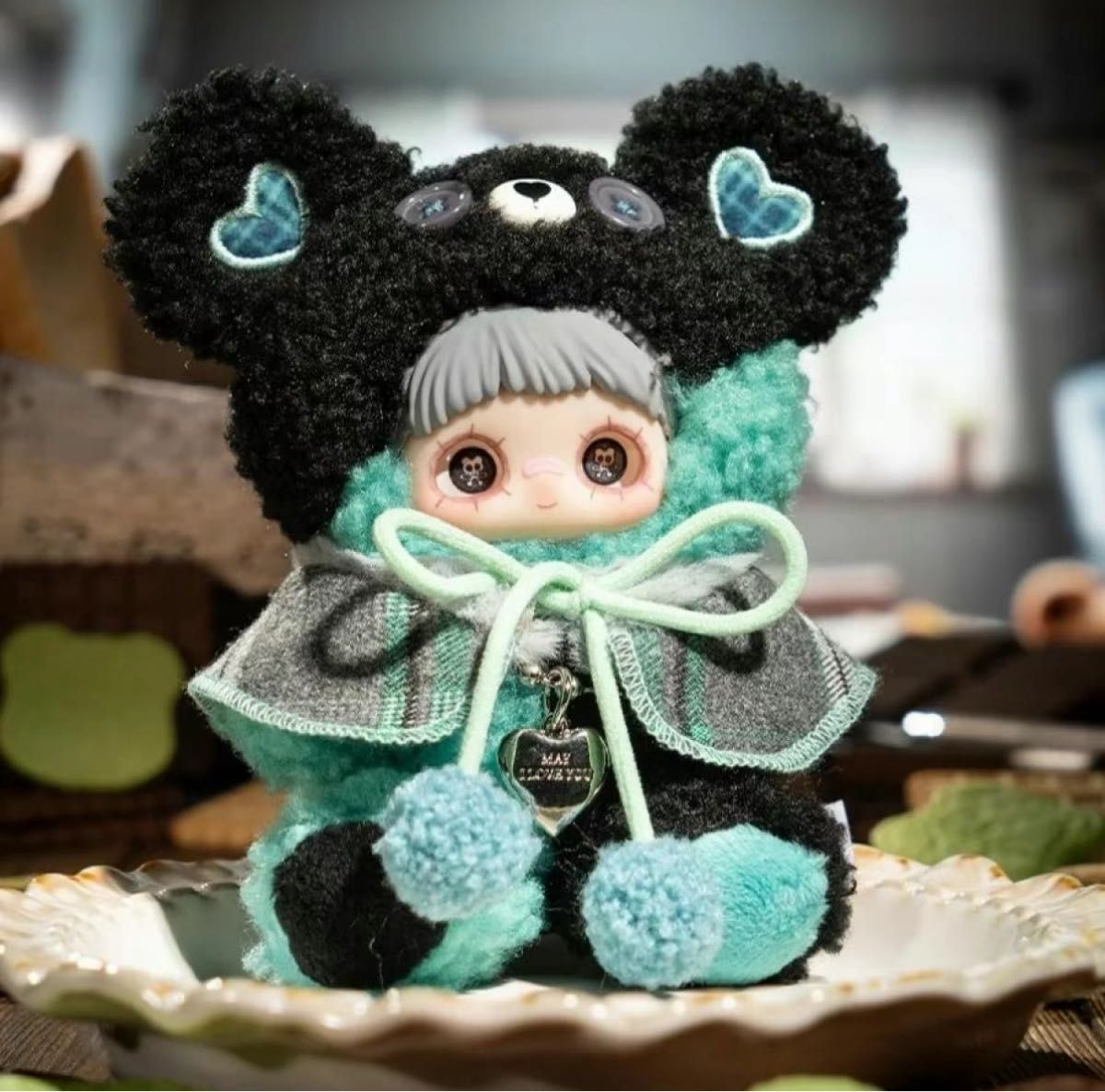 Maymei Tiny Bear Cookie Ramune チョコミント 緑 黒 グリーン みどり