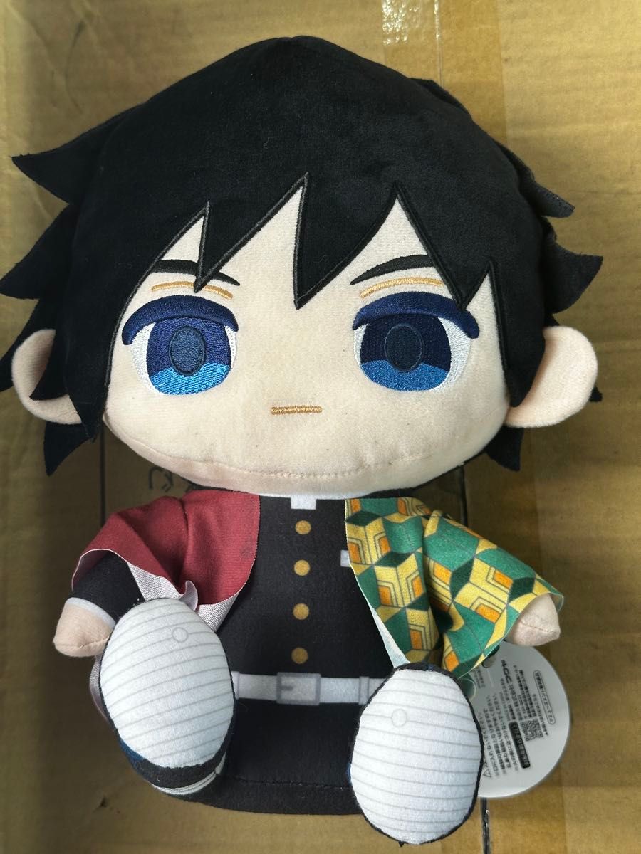 鬼滅の刃 冨岡義勇 ぬいぷりけ おすわりBIG ぬいぐるみ｜Yahoo!フリマ