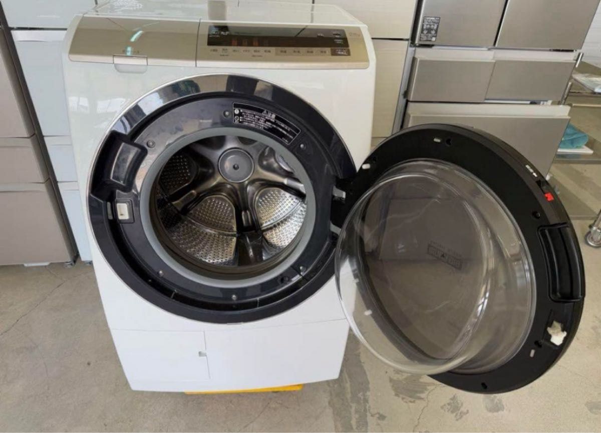 2019年式 11kg 6kg HITACHI ドラム式洗濯機 BD-SV110ER｜Yahoo!フリマ