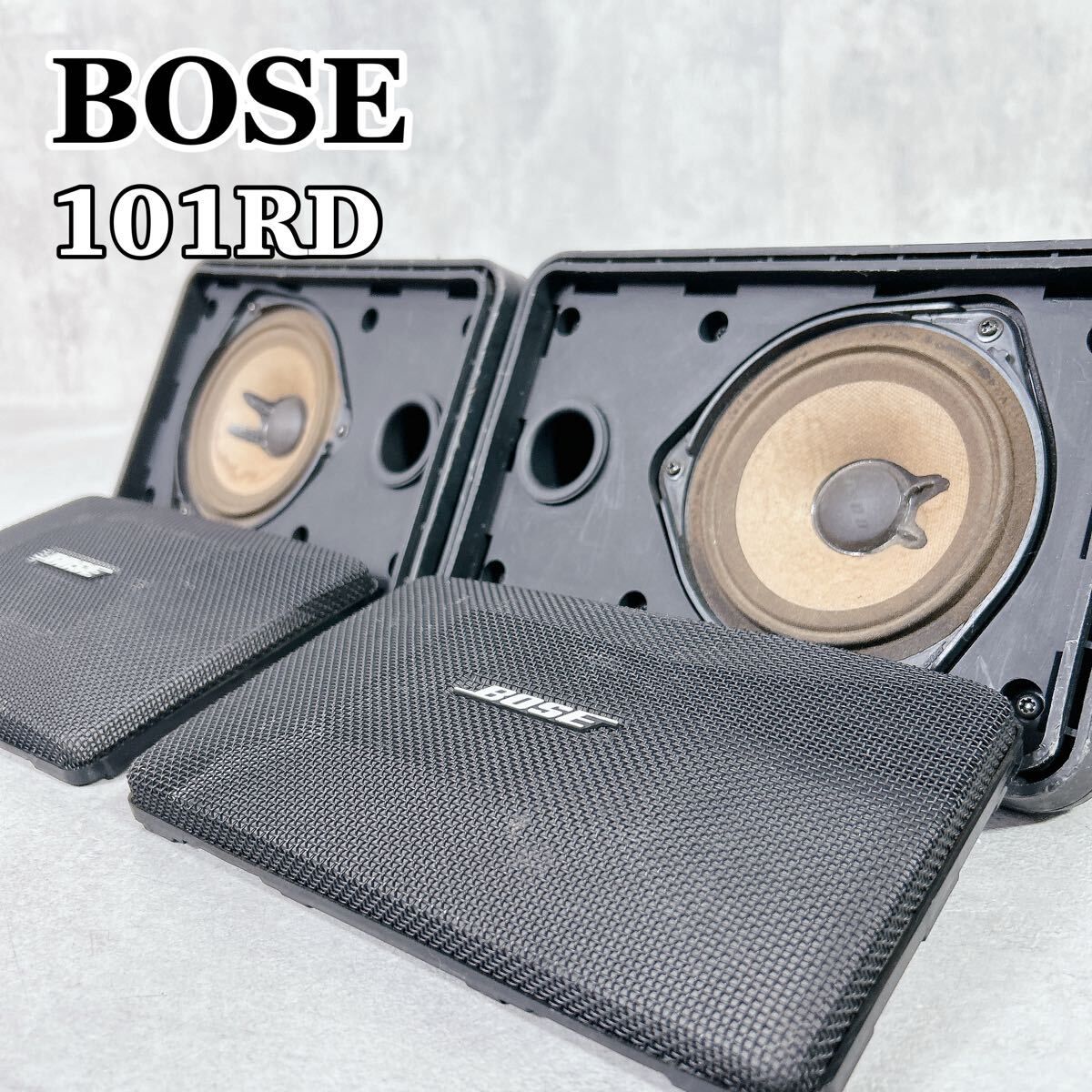 V125 BOSE ボーズ 101RD 車載用 小型 スピーカーシステム ペア 黒