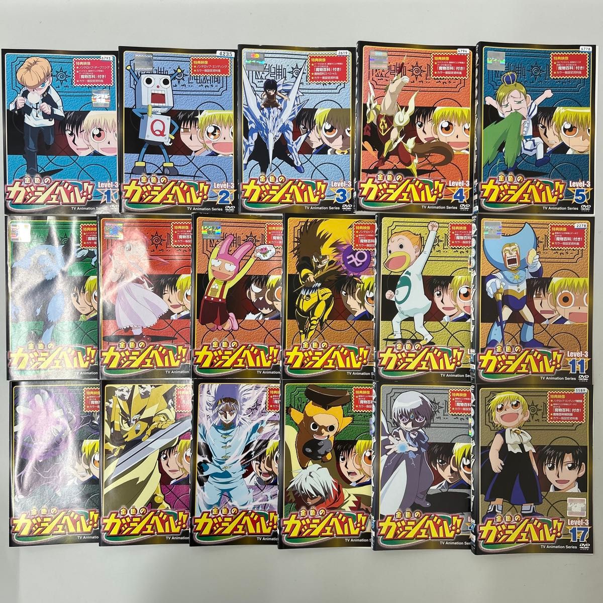 金色のガッシュベル DVD 1期 2期 3期 全51巻 全巻セット レンタル落ち