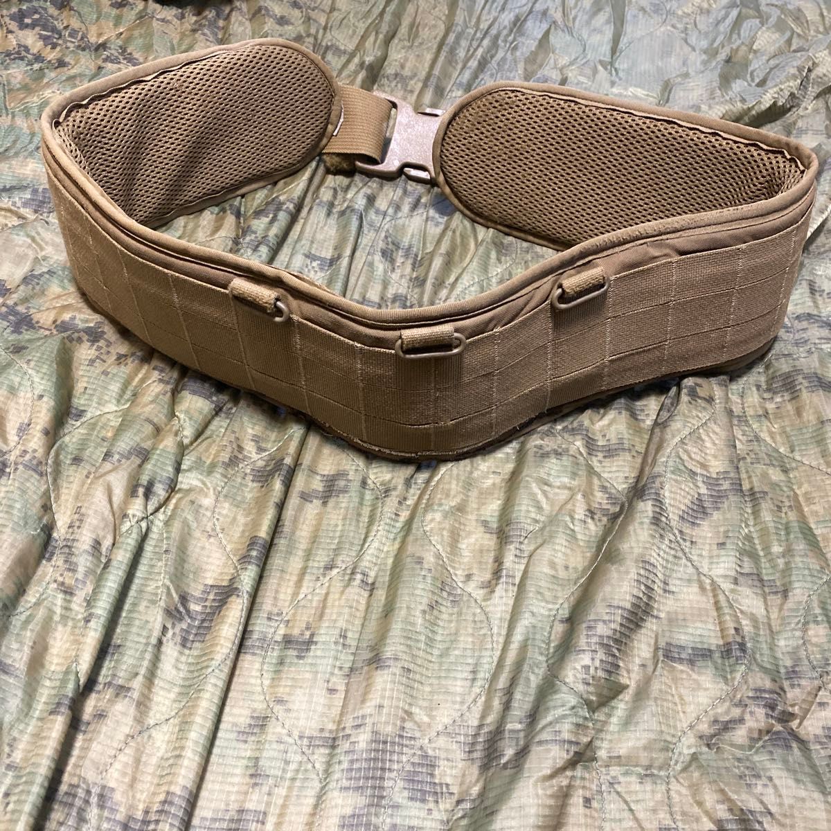 米軍実物 米軍放出品 Lサイズ USMC 海兵隊 コヨーテブラウン SUB BELT