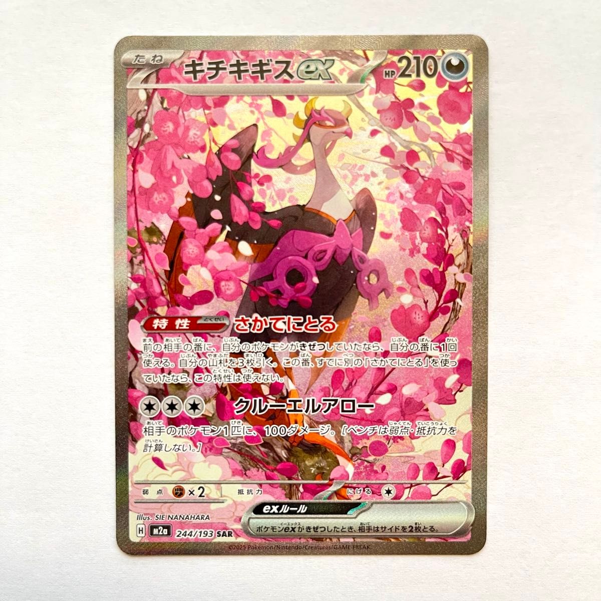 価格交渉OK 】 キチキギスex SAR M2a 244/193 MEGAドリームex ポケモン