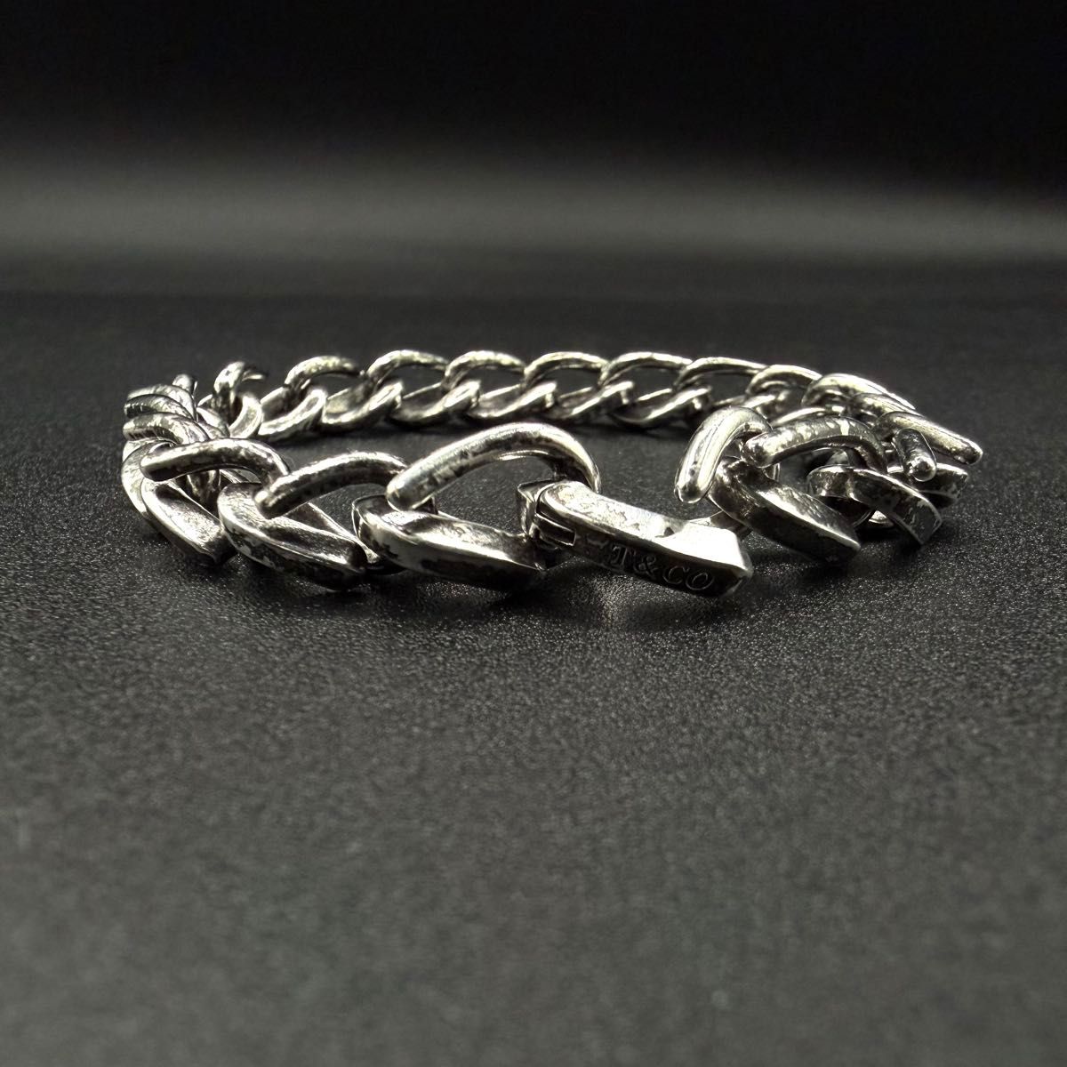 美品 TIFFANY Co ティファニー ブレスレット フォージ ミディアム
