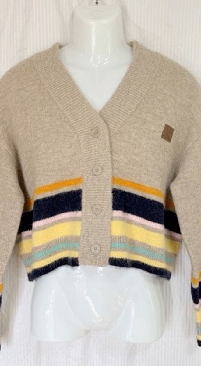 佐藤健 ABYTS ベージュ ケーブル編み カーディガン size3 未使用