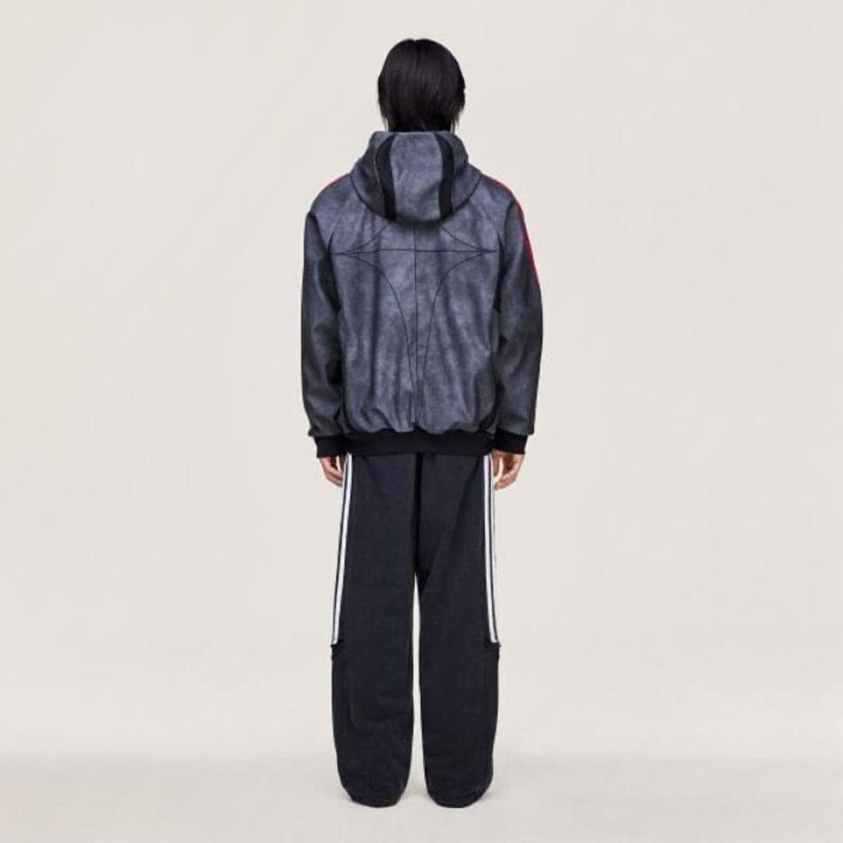 adidas Thug Club FAUX LEATHER JACKET XL アディダス サグクラブ