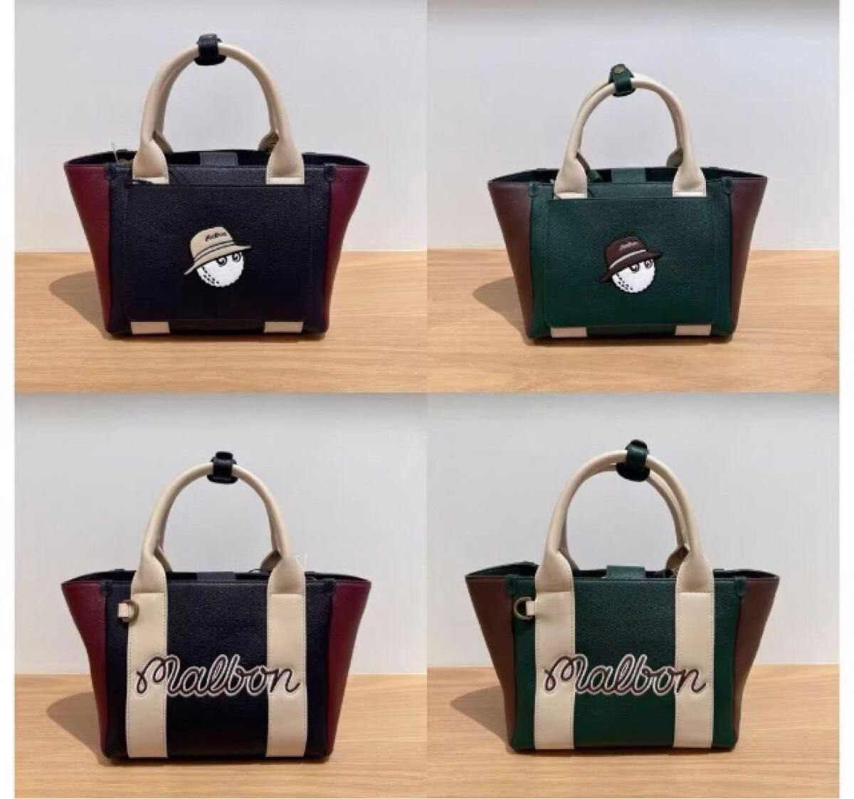 Malbon golfマルボンゴルフ カートバッグ トートバッグショルダー