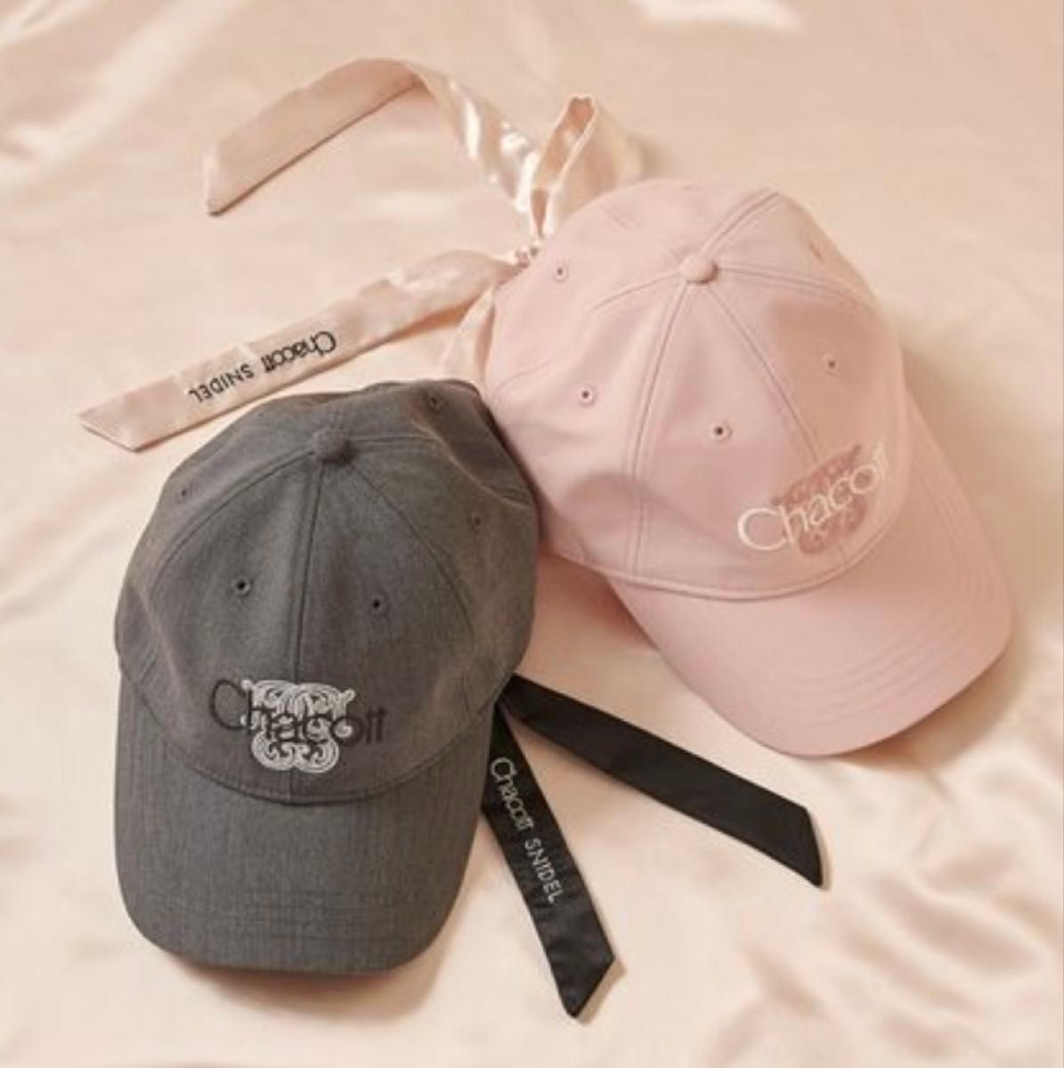 新品タグ付 SNIDEL Chacott キャップ 帽子 ピンクベージュ スナイデル
