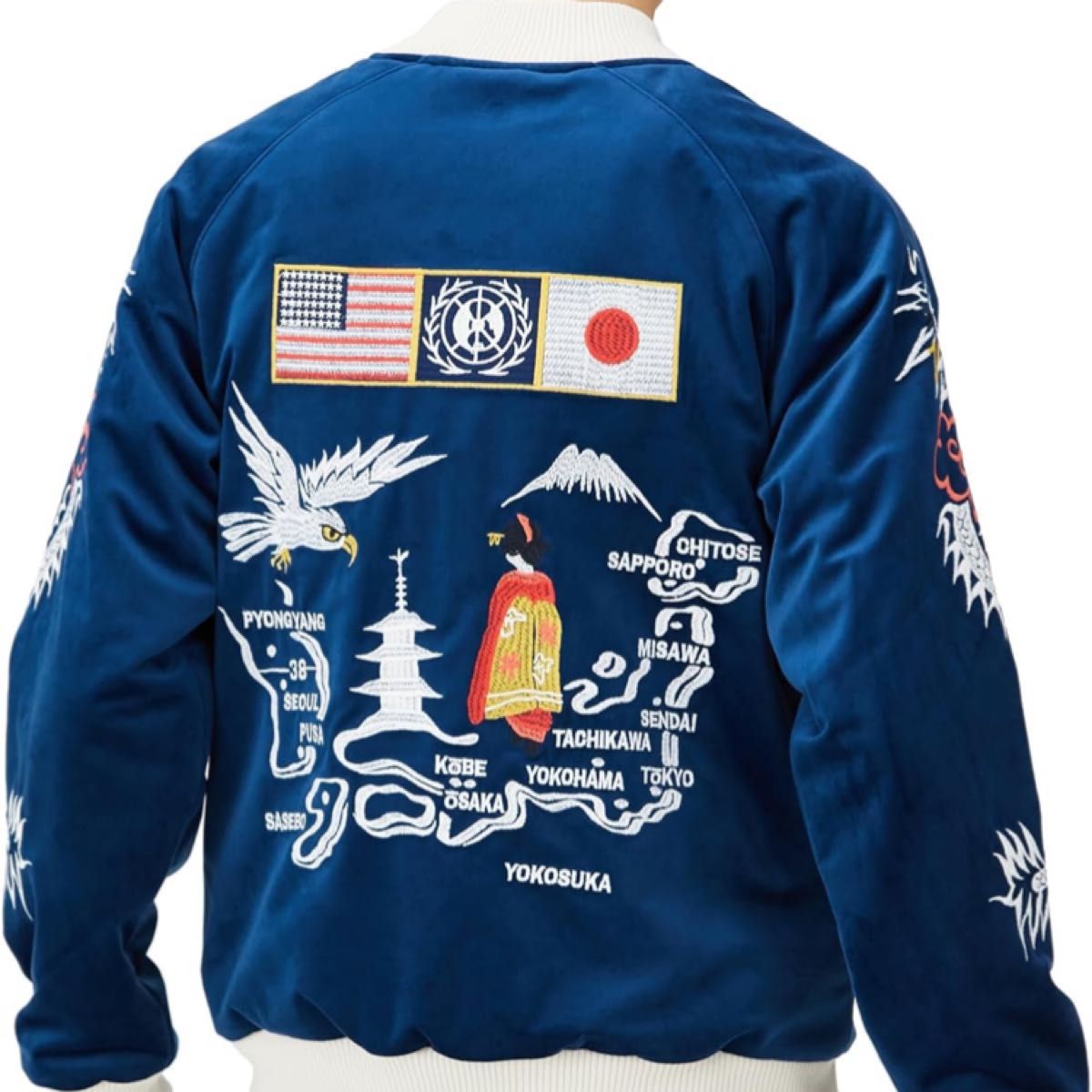 新品 スカジャン 別珍 ヒューストン ベルベット スーベニア ジャケット