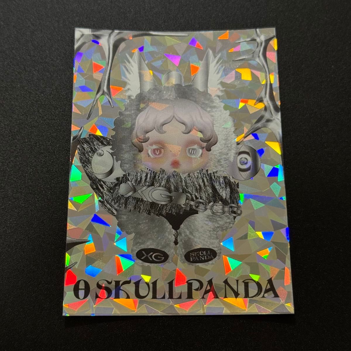 新品美品 XG SKULLPANDA スカルパンダ コラボ特典カード POPMART