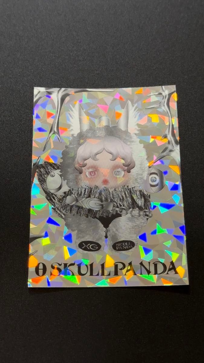 新品美品 XG SKULLPANDA スカルパンダ コラボ特典カード POPMART