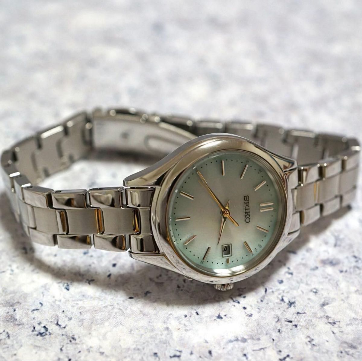 限定600本 SEIKO レディース 時計 ミントグリーン 極美品 稼働
