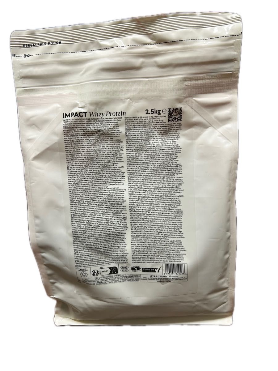 マイプロテイン ホエイプロテイン ナチュラルチョコレート味2 5kg 新品
