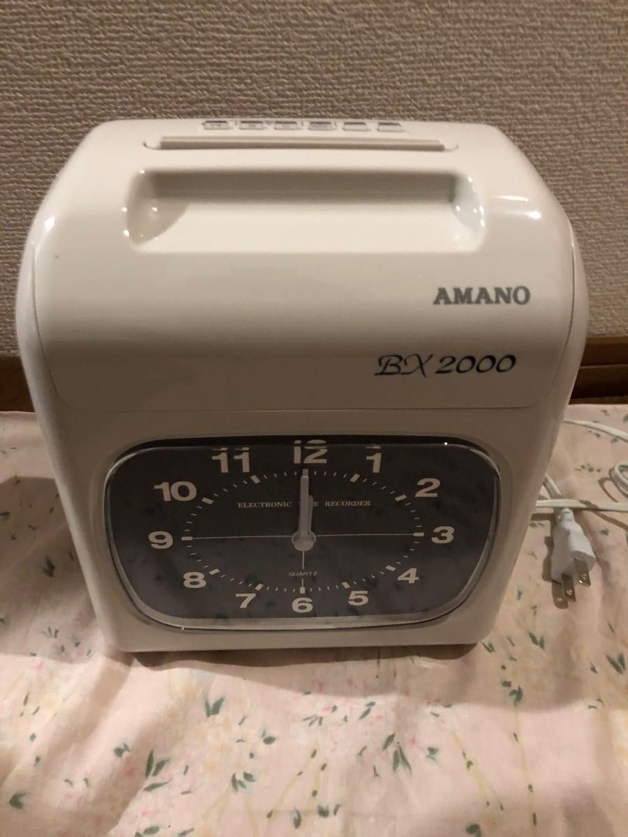 新品 未使用 アマノ AMANO BX2000 タイムレコーダー タイムカード 勤怠