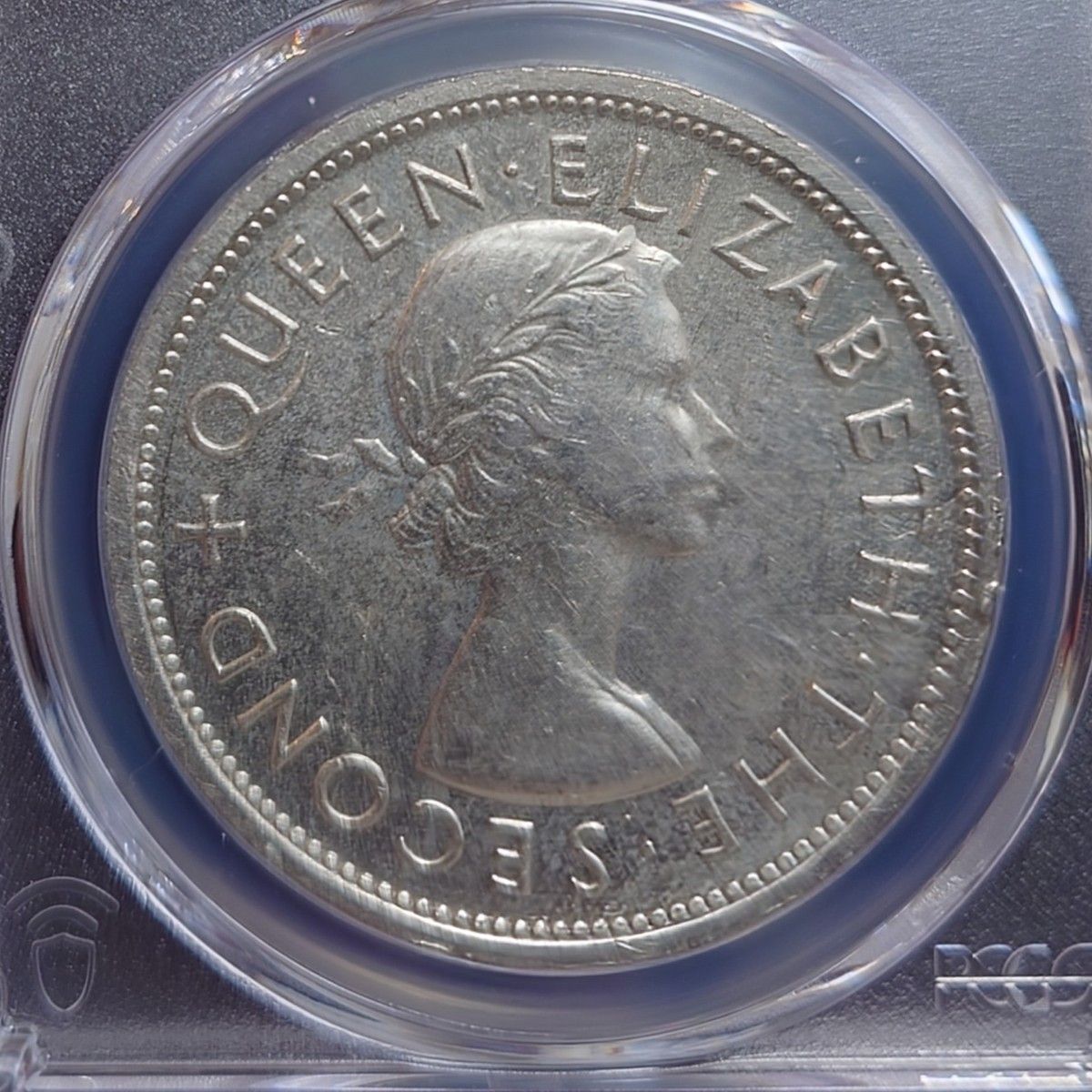 注文品 1953年 イギリス領南ローデシア クラウン銀貨+1971年 イラク