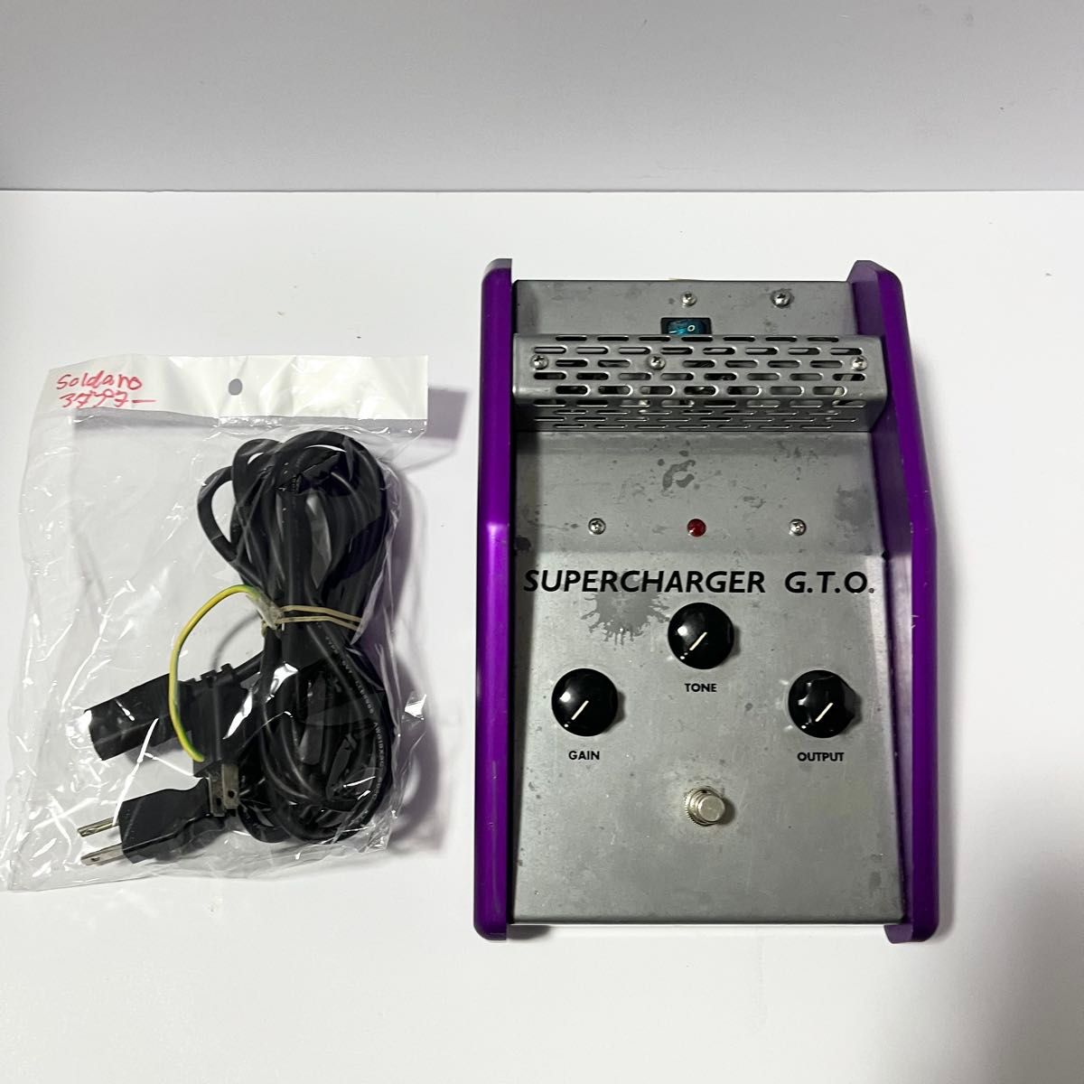 SOLDANO SUPERCHARGER G T O ギターエフェクター 真空管オーバー