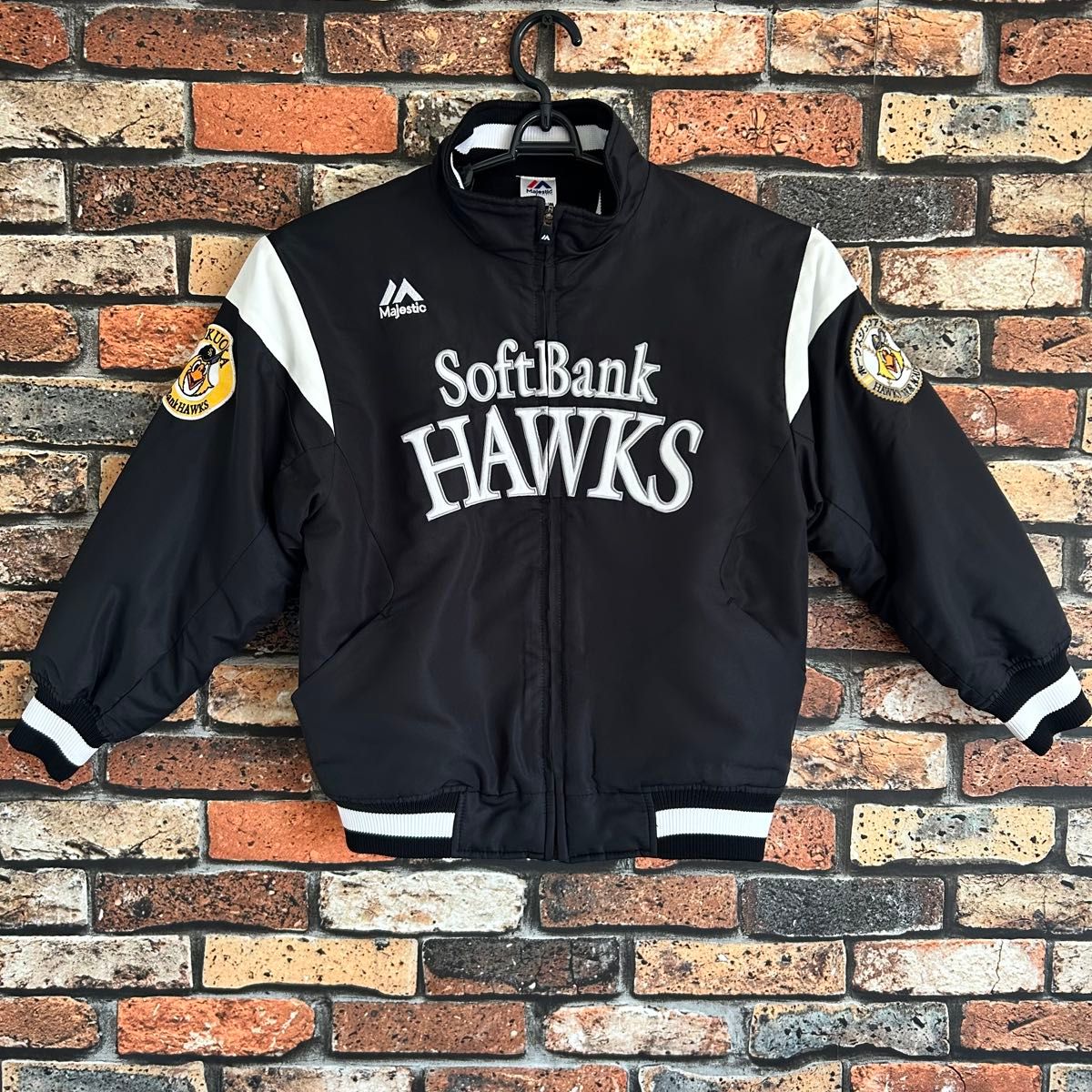 美品 野球 福岡ソフトバンクホークス グランドコート majestic 150