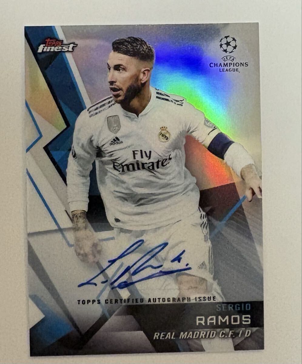Topps Finest/Sergio Ramos/Refractor Autograph /Real Madrid (直筆
