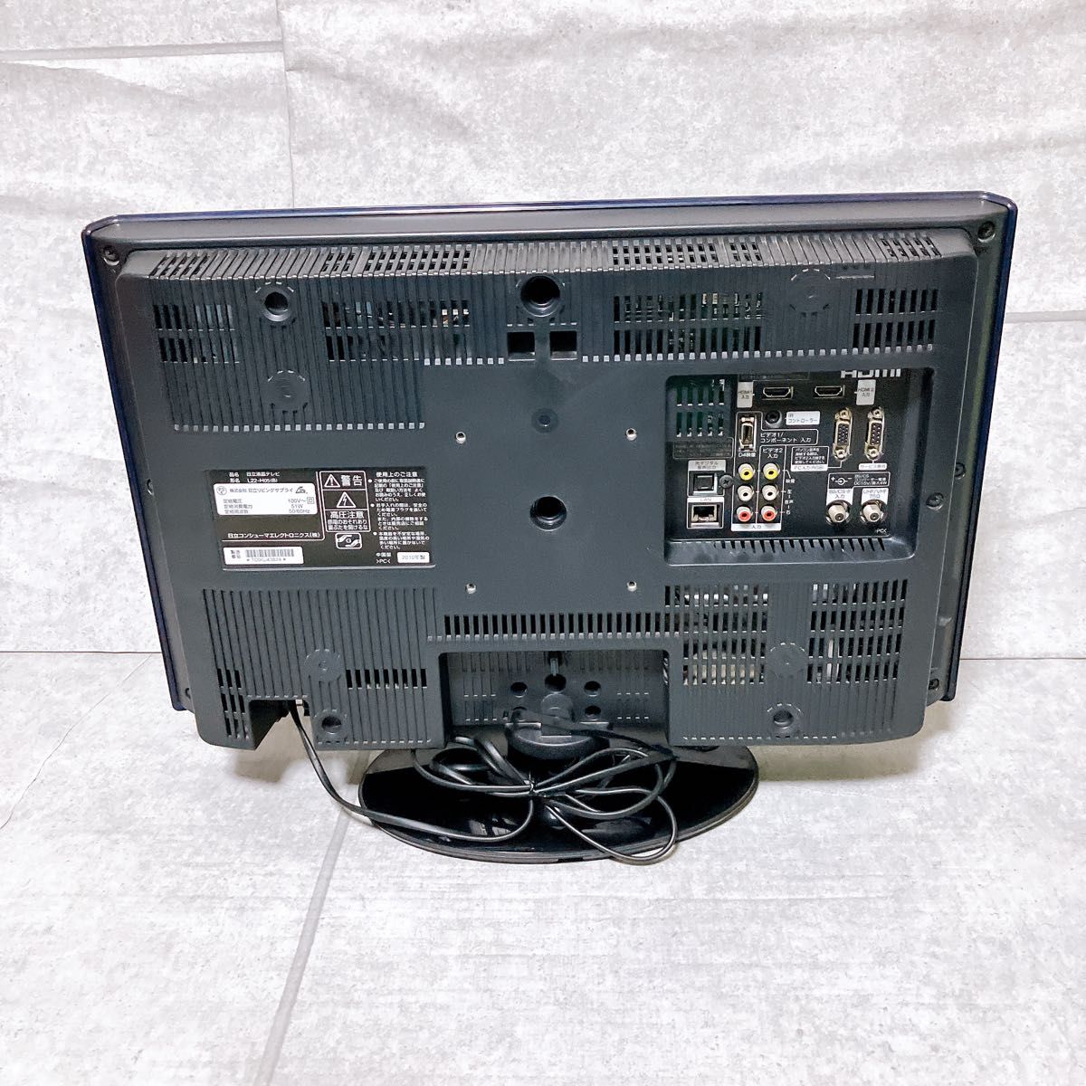 HITACHI 日立 WOOO 22V型 液晶テレビ L22-H05 ブラック TV リモコン
