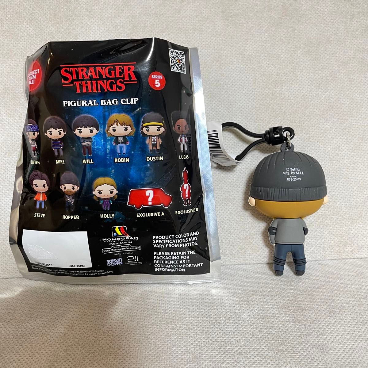ホッパー シーズン5 ストレンジャーシングス フィギュア バッグ