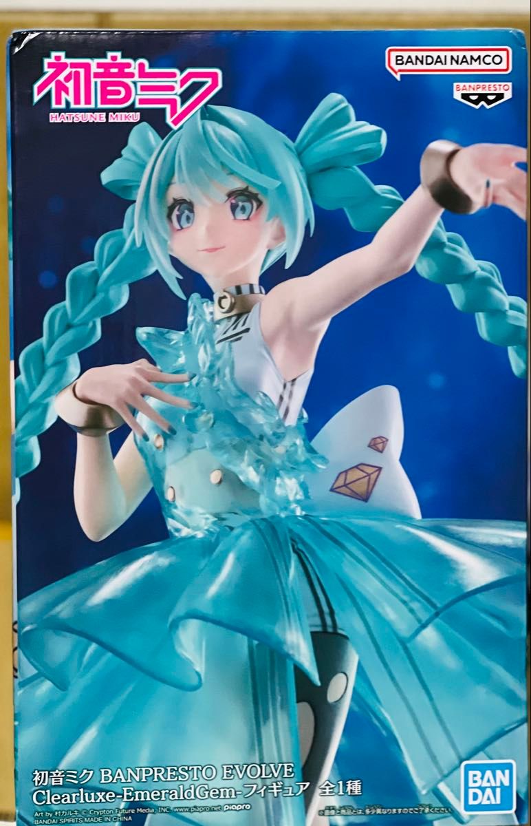 初音ミク 【BANPRESTO EVOLVE】Clearluxe -EmeraldGem- フィギュア