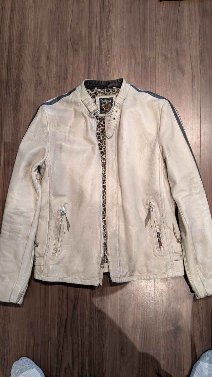 希少 激レア Schott ショット シングルライダースジャケット
