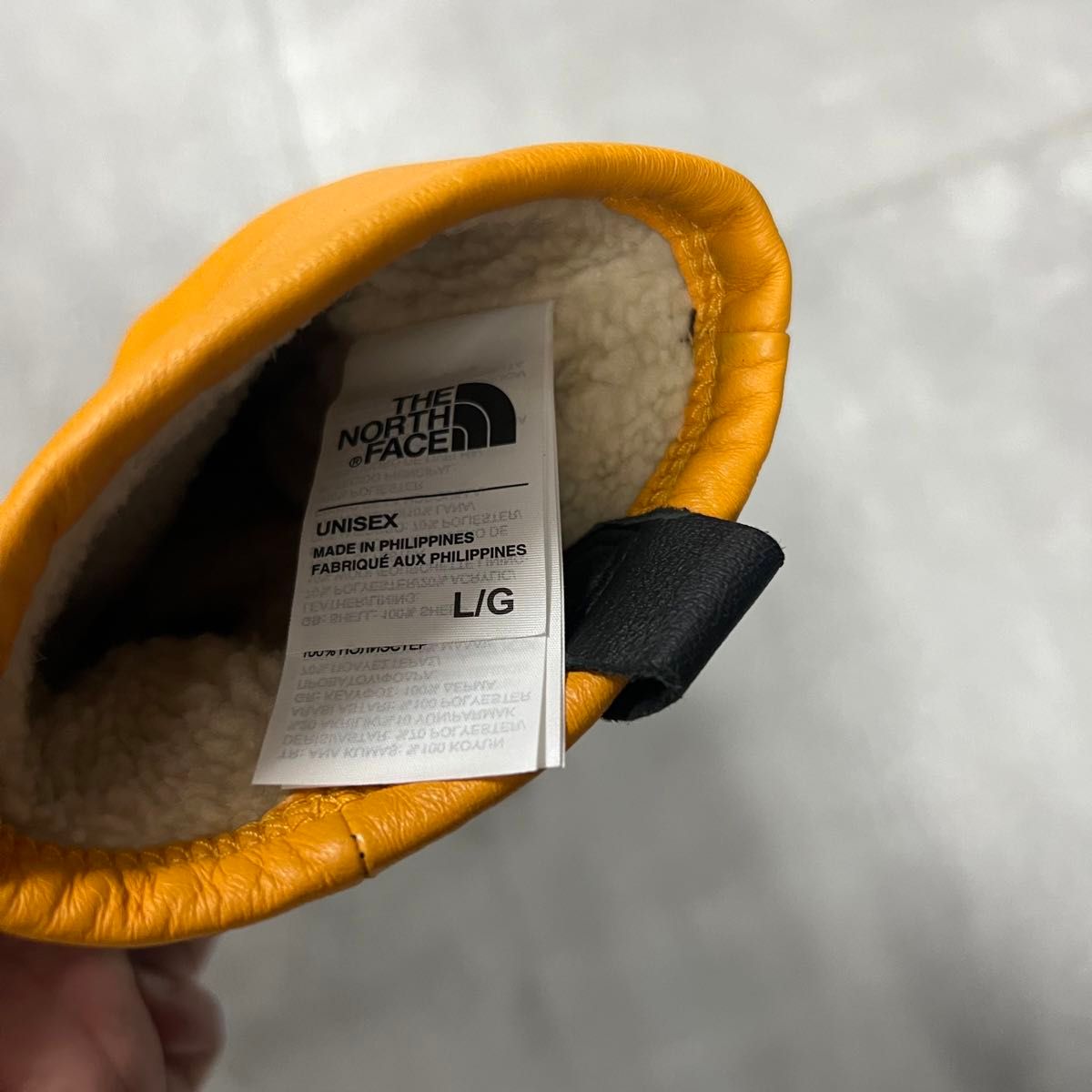 supremeシュプリームノースフェイスコラボレザーグローブ手袋North