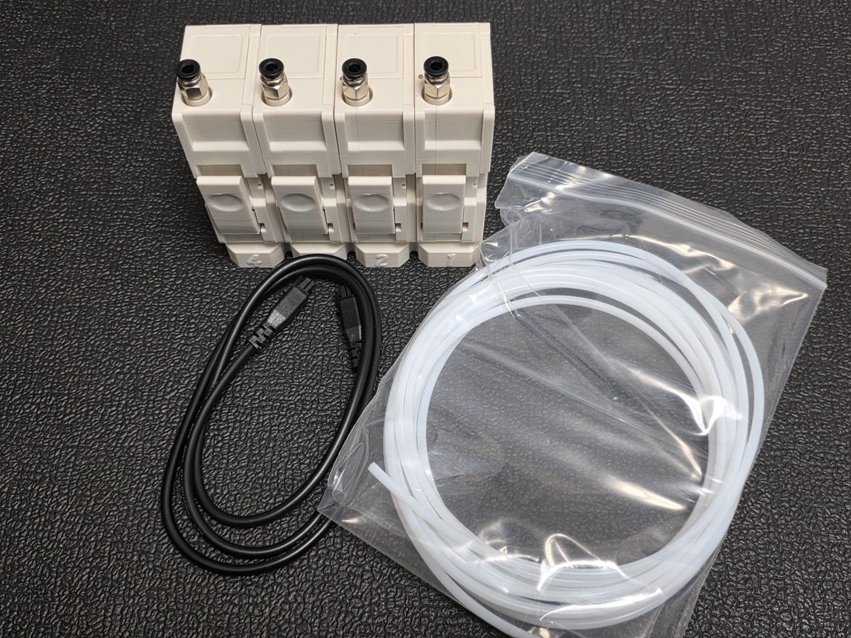 AMS BMCU 370C 組立済み Bambu lab AMS Lite互換品 3Dプリンタ
