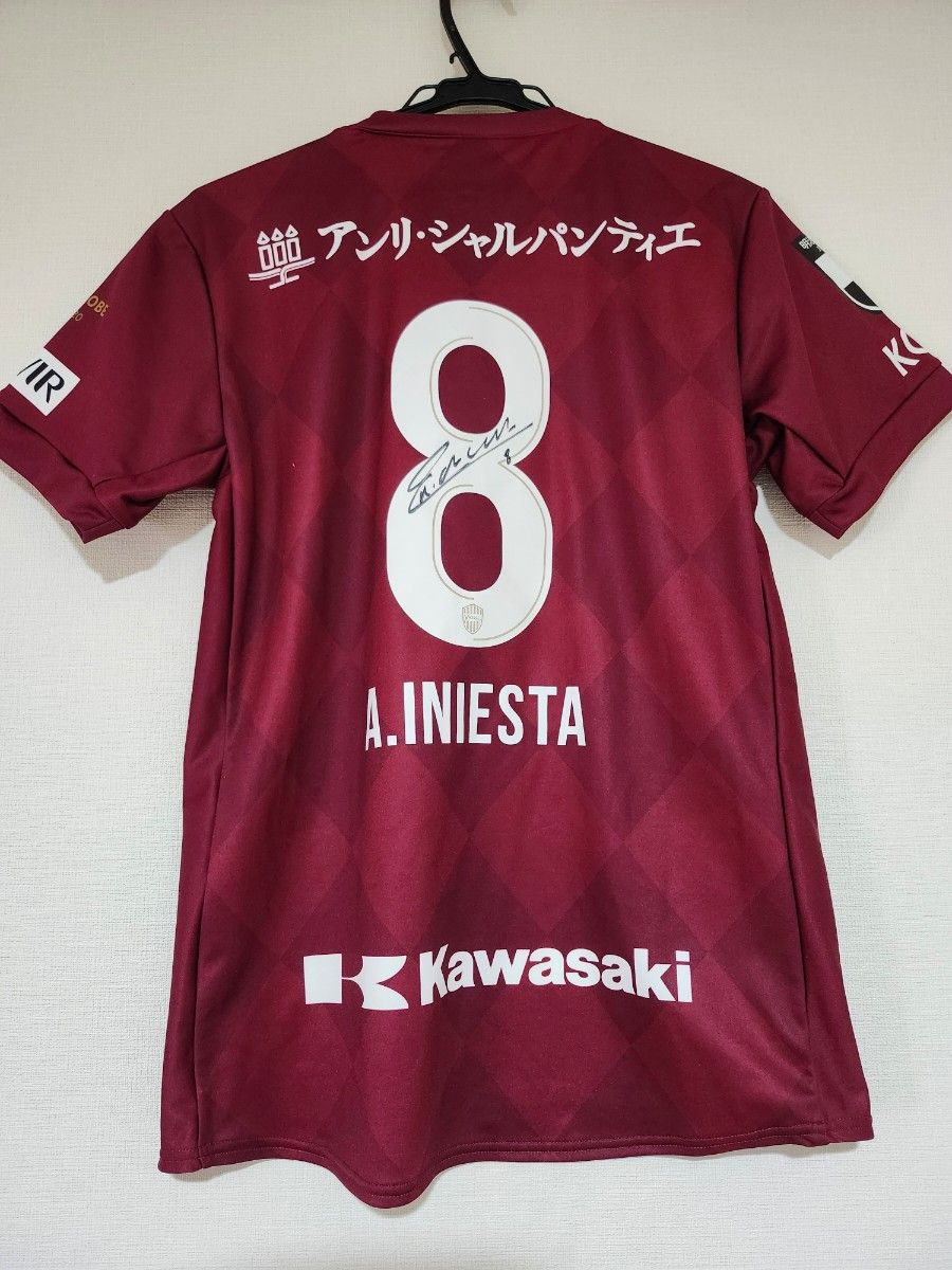 ヴィッセル神戸 イニエスタ サイン サッカー ユニフォーム Jリーグ