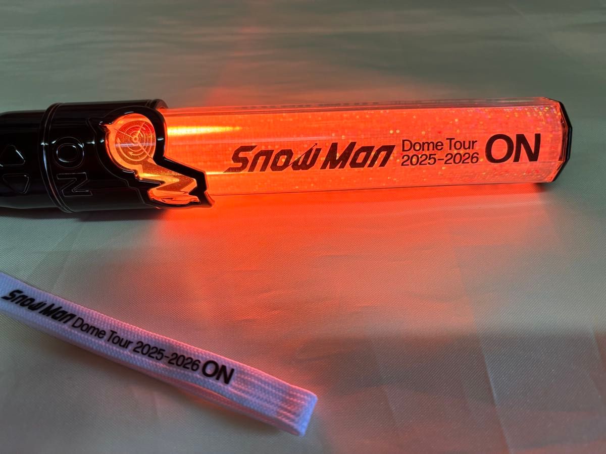 SnowMan 2025-2026 ON ペンライト 2本 セット 新品電池付き 美品 音