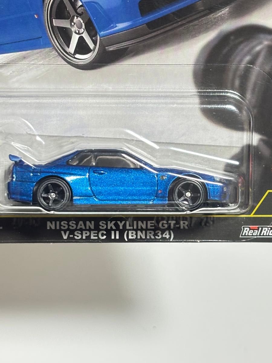 ホットウィール タイムレスアイコン スカイライン GT-R R34 BNR34 2台