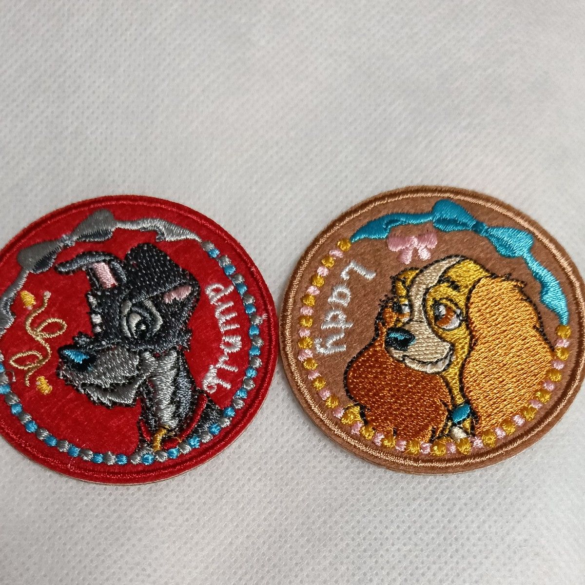 刺繍ステッカー ディズニー わんわん物語 トランプ レディ｜Yahoo