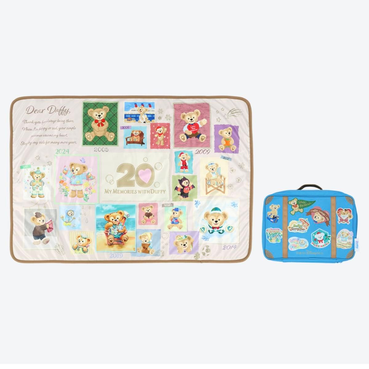 ダッフィー ブランケット 20周年 マイメモリーズウィズダッフィー