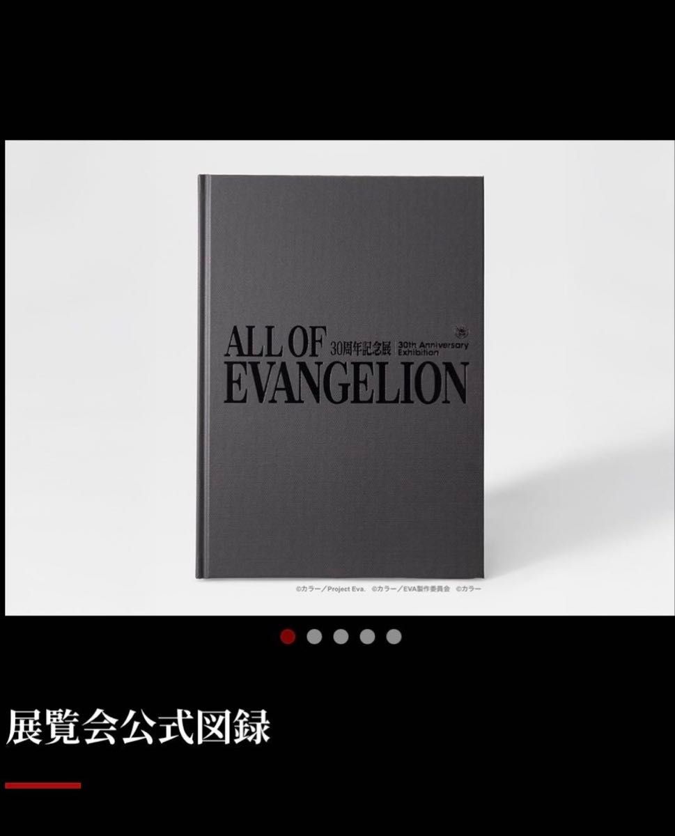 ALL OF EVANGELION 公式図録 エヴァンゲリオン 30周年記念展 図録