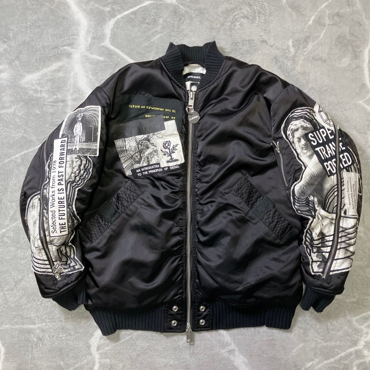 激レア】DIESEL ディーゼル J-Tamie オーバーサイズ MA-1 ボンバー