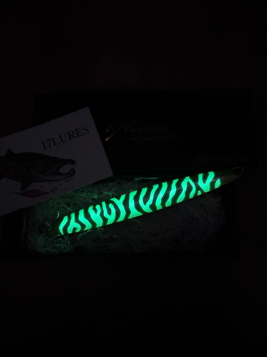 17LURES IMASEKA 140 チャートシェル グロー メタルジグ 送料無料 17