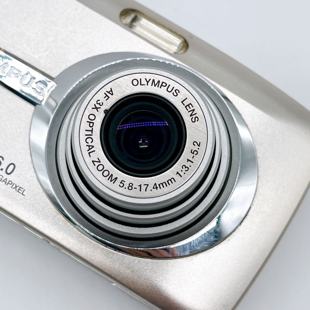 美品】OLYMPUS μ DIGITAL 600 シルバー デジカメ オールド コンパクト