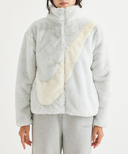 NIKE ナイキ BIG SWOOSH FAUX FUR JACKET スウォッシュ フェイクファー