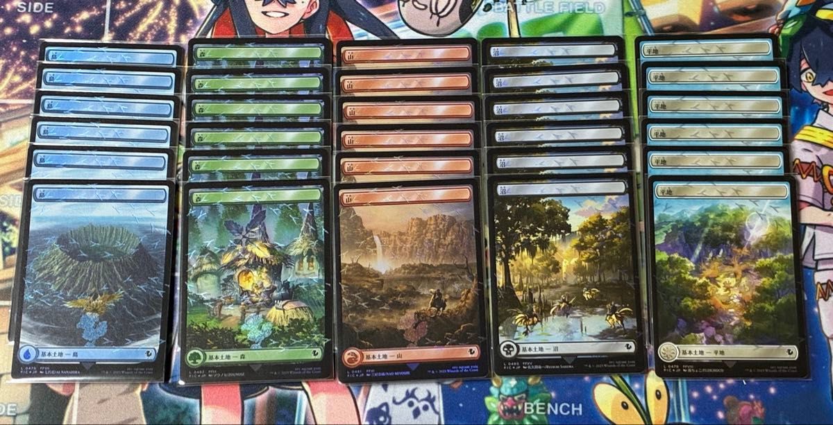 MTG チョコボバンドル 基本土地 日本語版 foil 30枚セット チョコボ