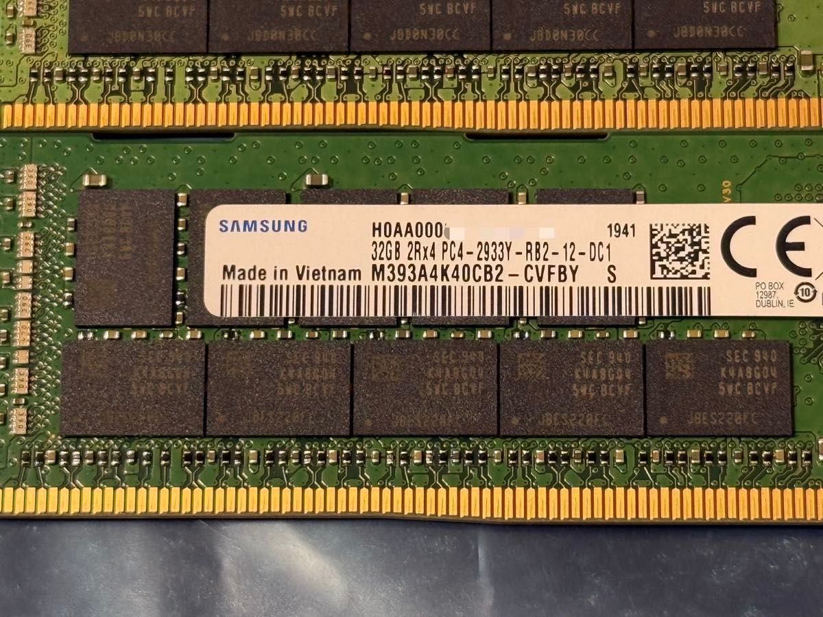 s004 動作品 SAMSUNG メモリ 8GB 4枚 【32GB×4枚】SAMSUNG サーバー用