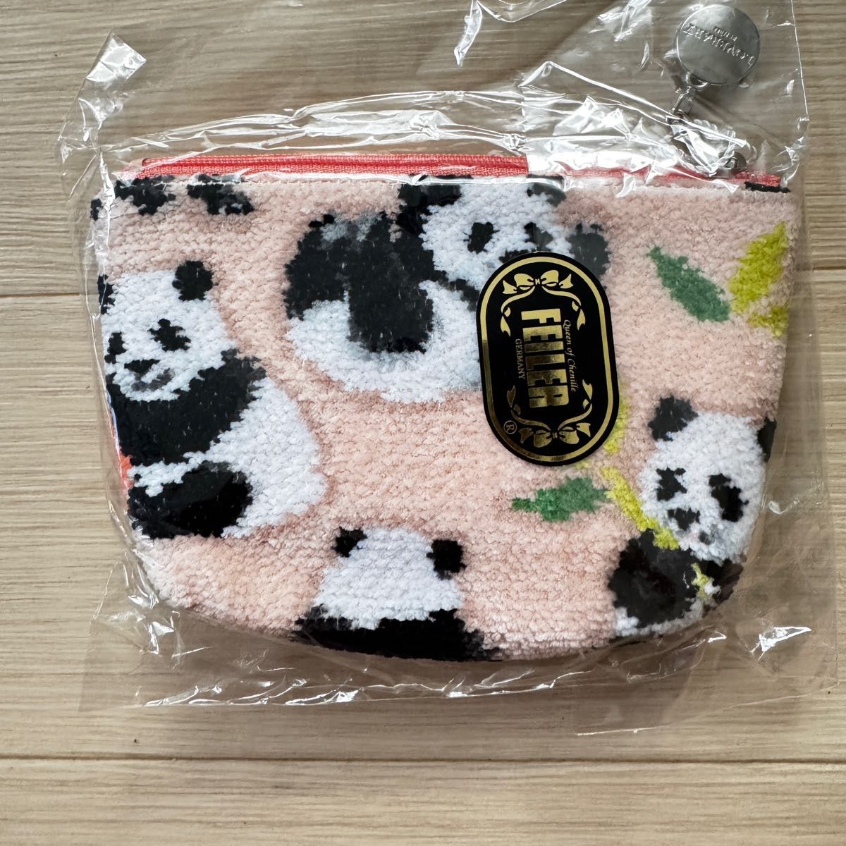 コロコロパンダ フェイラー FEILER ポーチ ペールアプリコット｜Yahoo