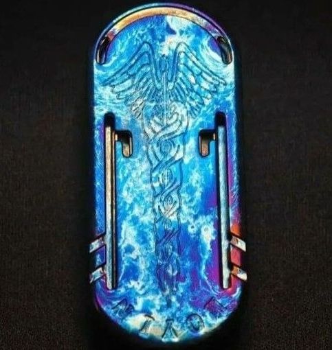 正規品」ZD Scepter 音叉EDCフィジェットトイ 双音叉入り チタン製