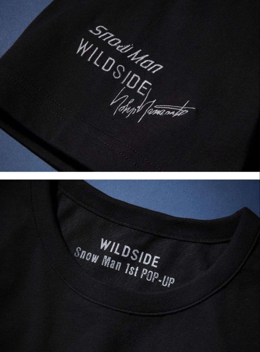 Snow Man ヨウジヤマモト WILDSIDEコラボTシャツ L 1st POP-UP 限定
