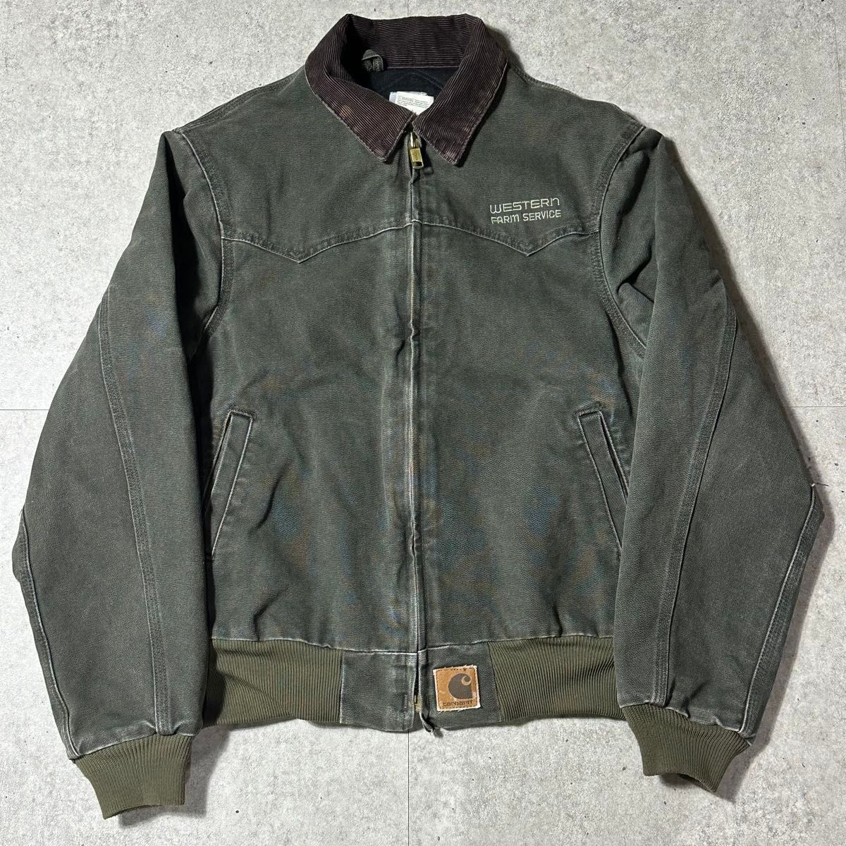 Carhartt サンタフェジャケット モスグリーン J14MOS M｜Yahoo!フリマ