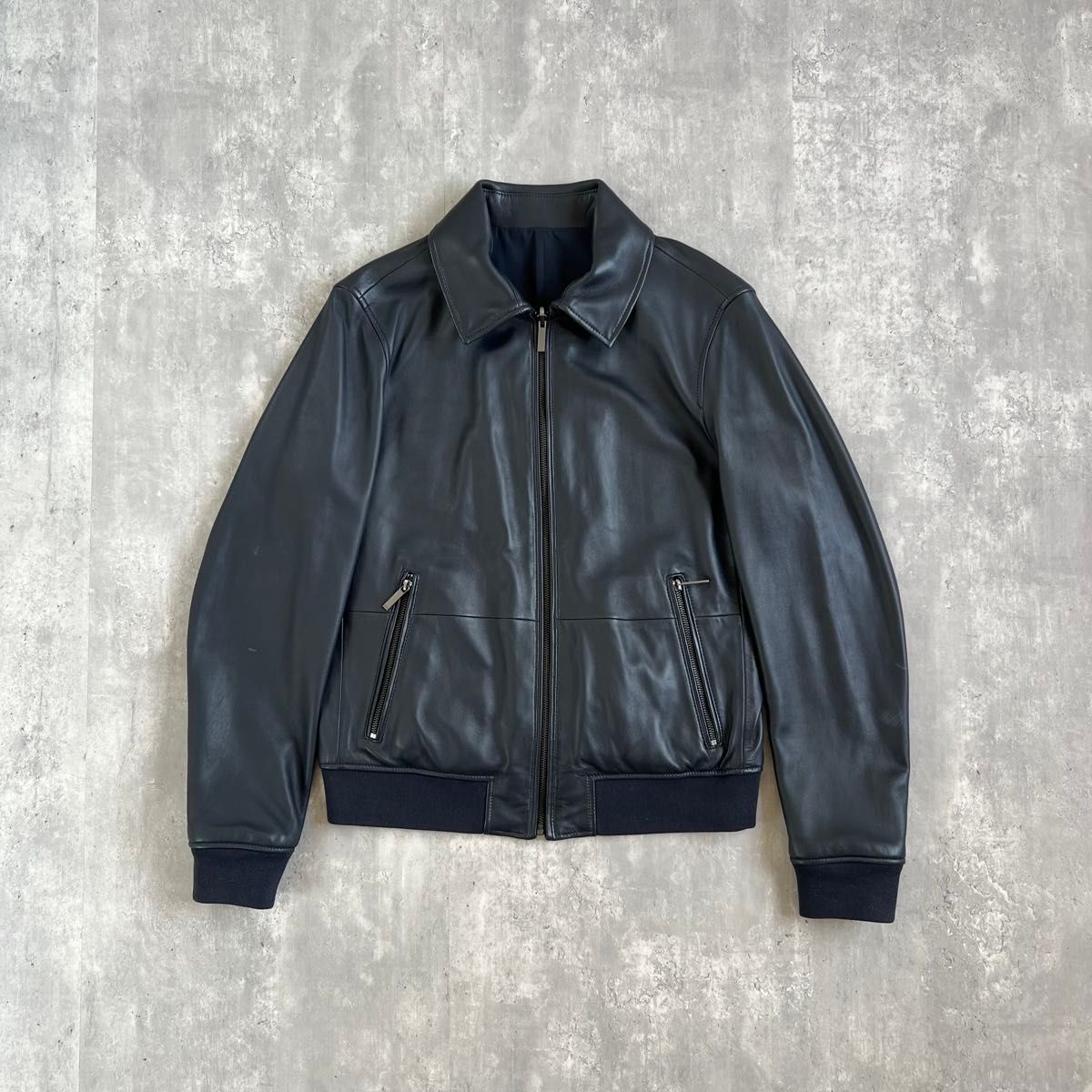 HUGO BOSS / ヒューゴボス ラムレザー リバーシブルジャケット